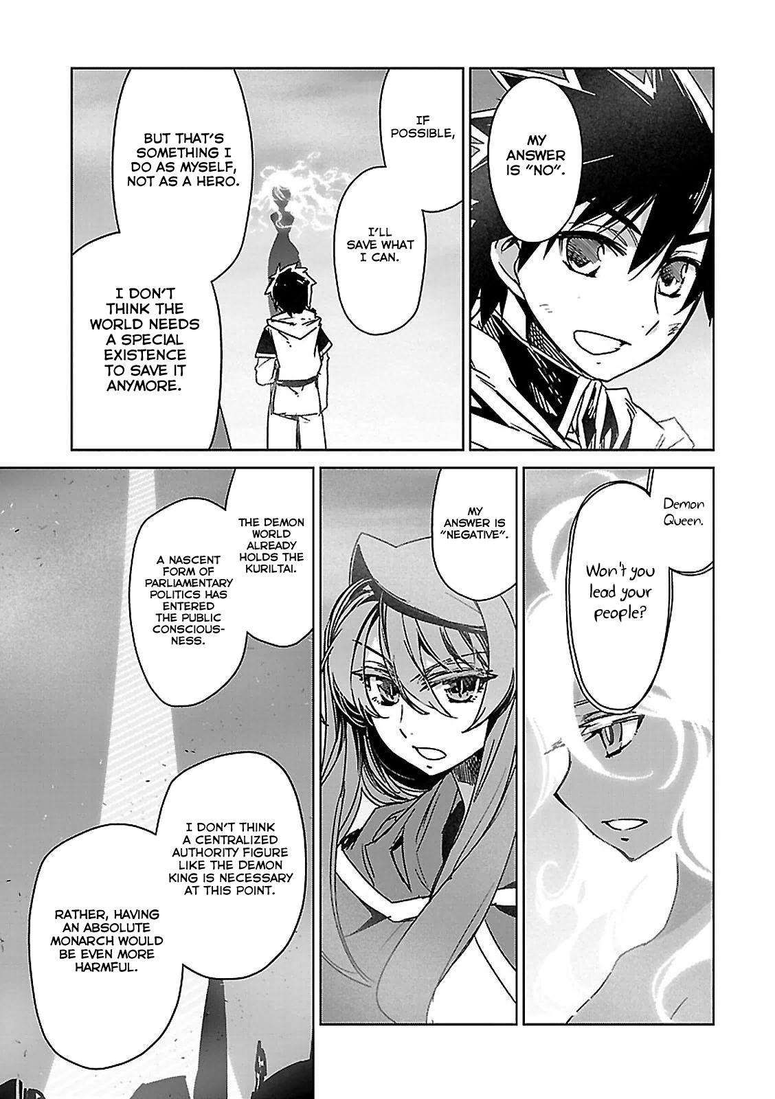 Maoyuu Maou Yuusha - Kono Watashi no Mono Tonare, Yuusha yo Kotowaru! chapter 57 page 48