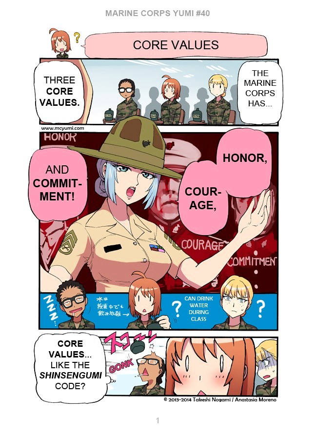 Marine Corps Yumi chapter 96 page 1