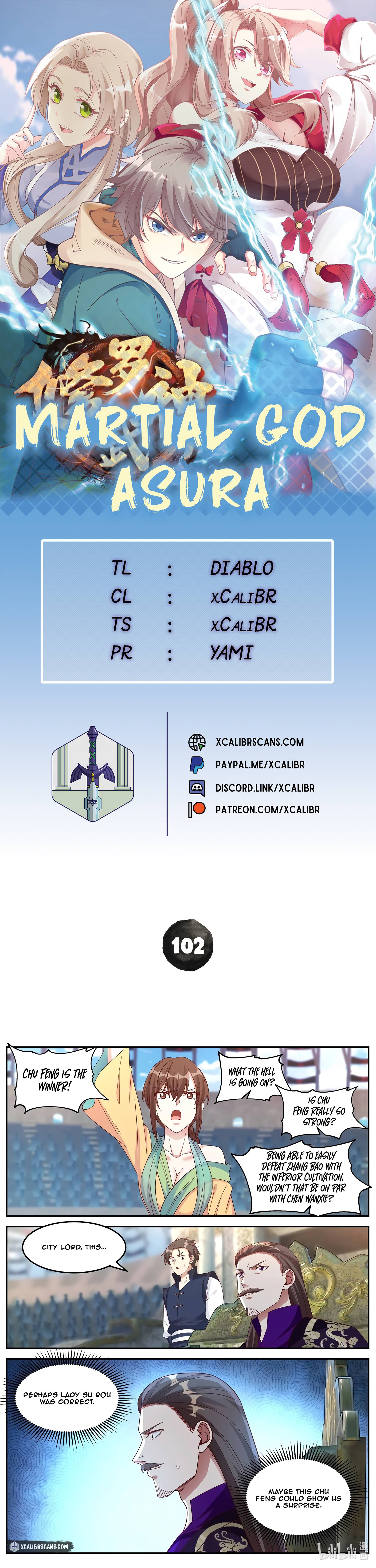 Martial God Asura chapter 102 page 1