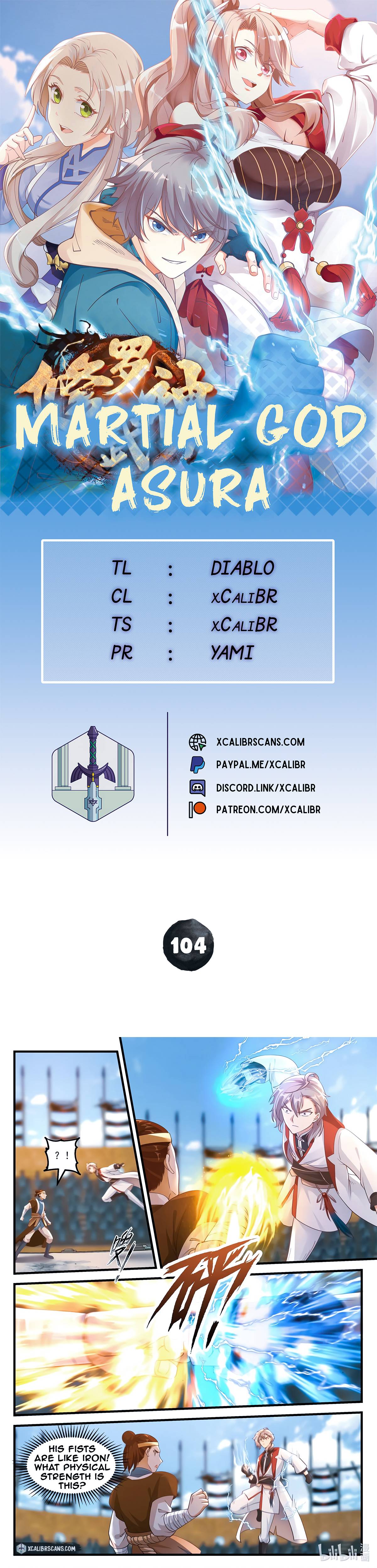 Martial God Asura chapter 104 page 1