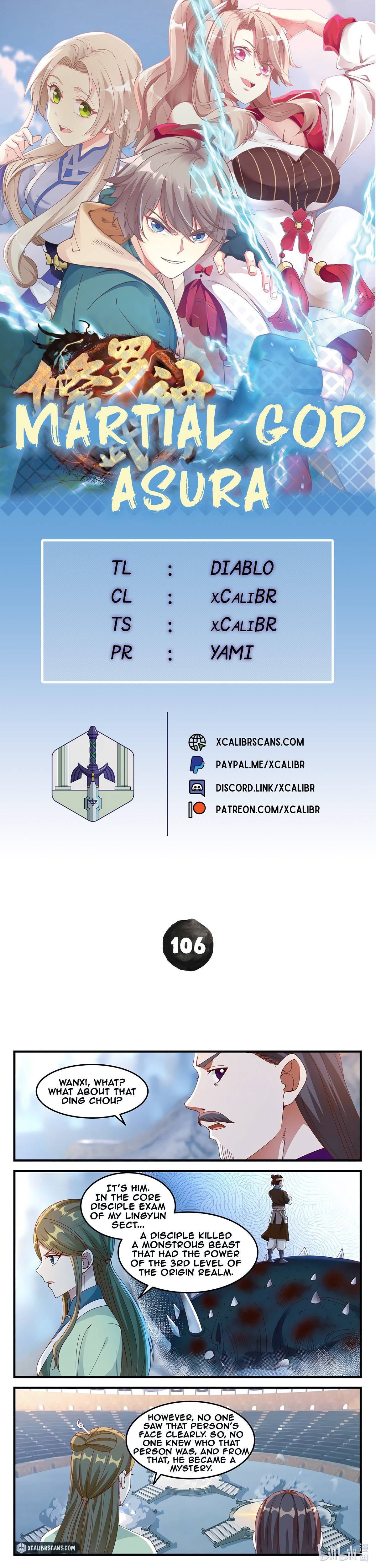 Martial God Asura chapter 106 page 1