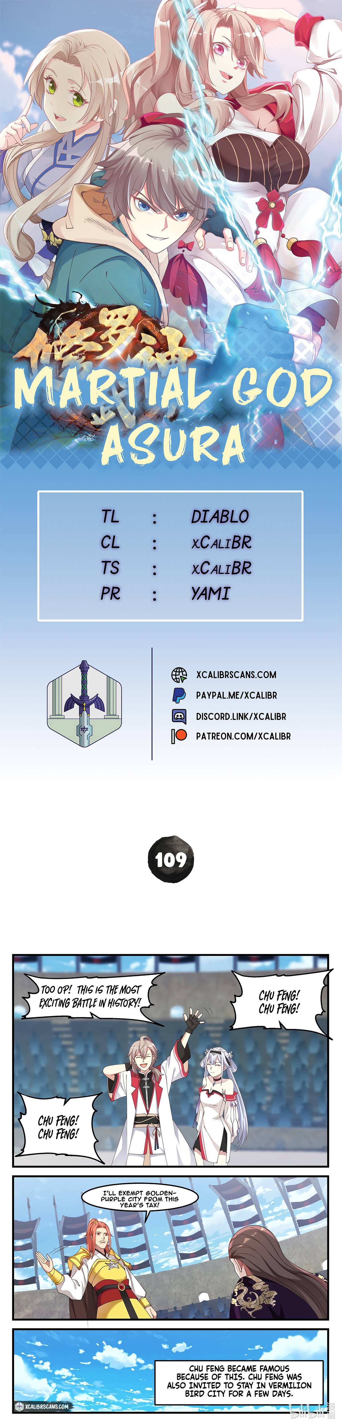 Martial God Asura chapter 109 page 1