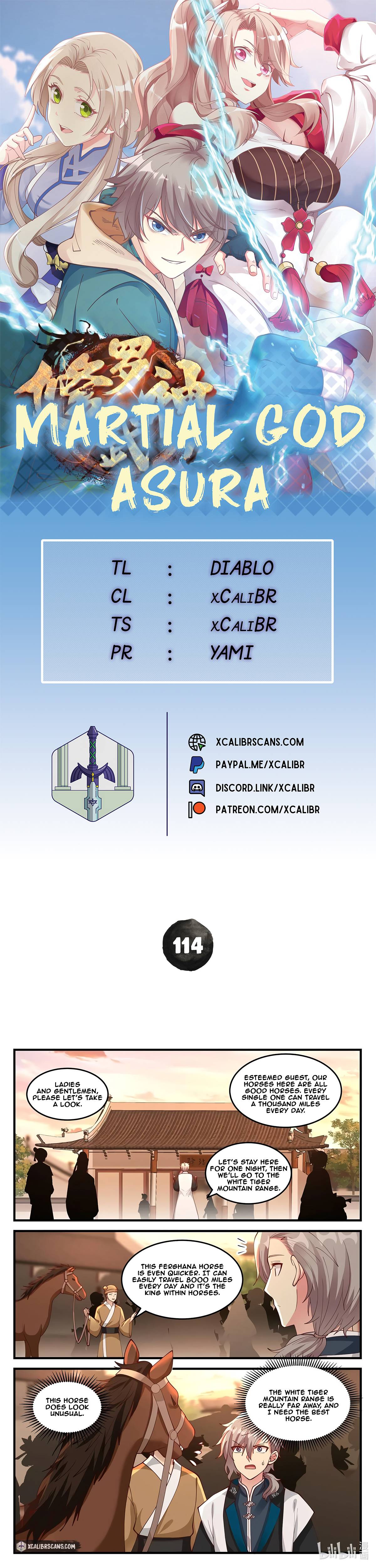 Martial God Asura chapter 114 page 1