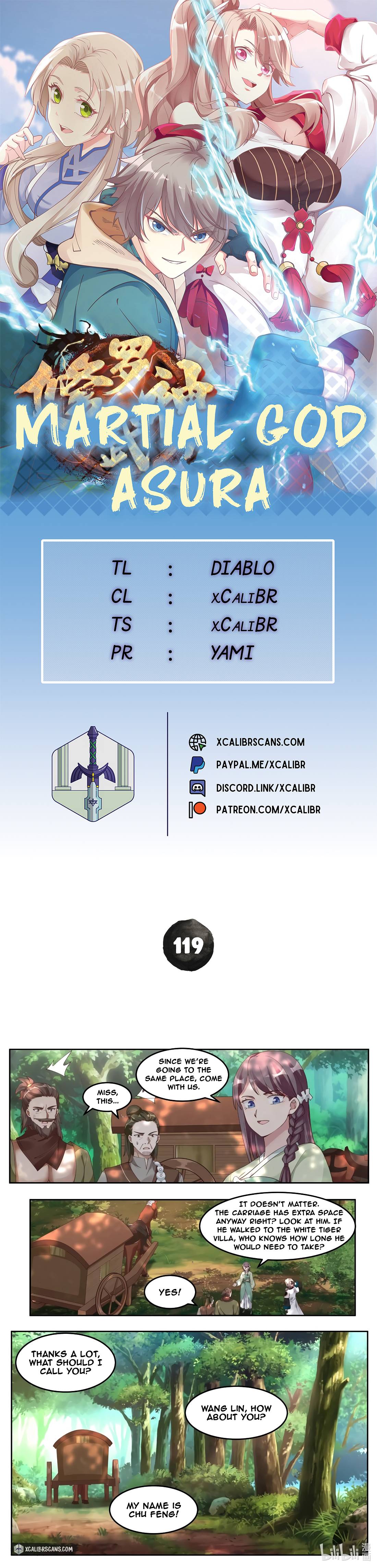 Martial God Asura chapter 119 page 1