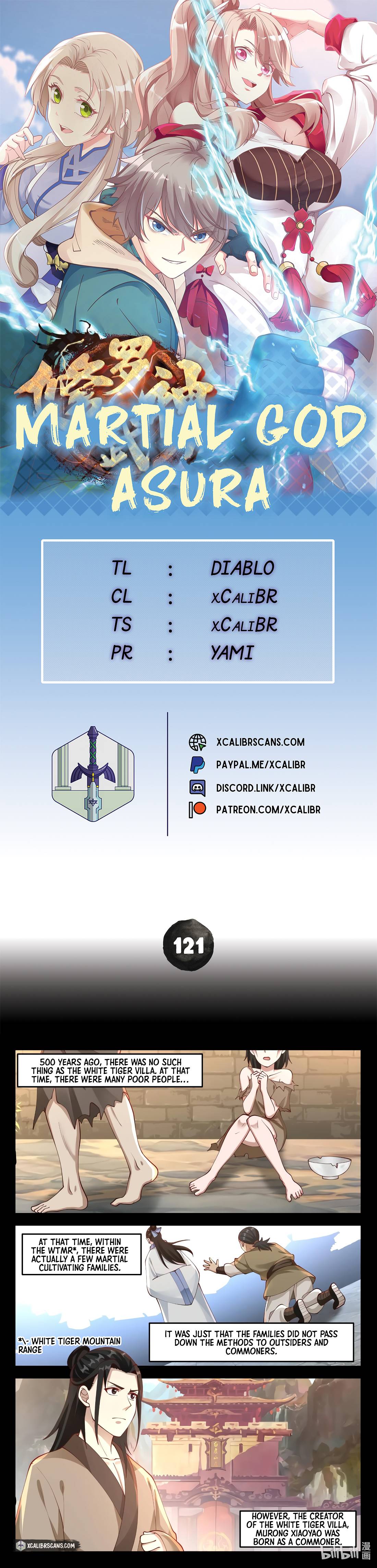 Martial God Asura chapter 121 page 1