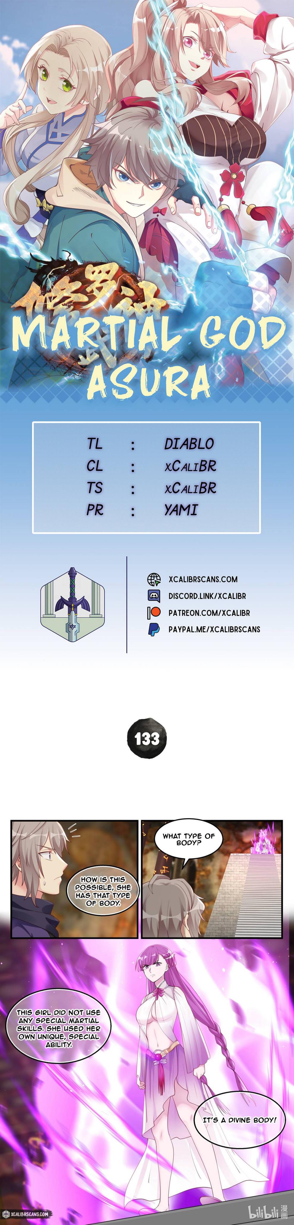 Martial God Asura chapter 133 page 1
