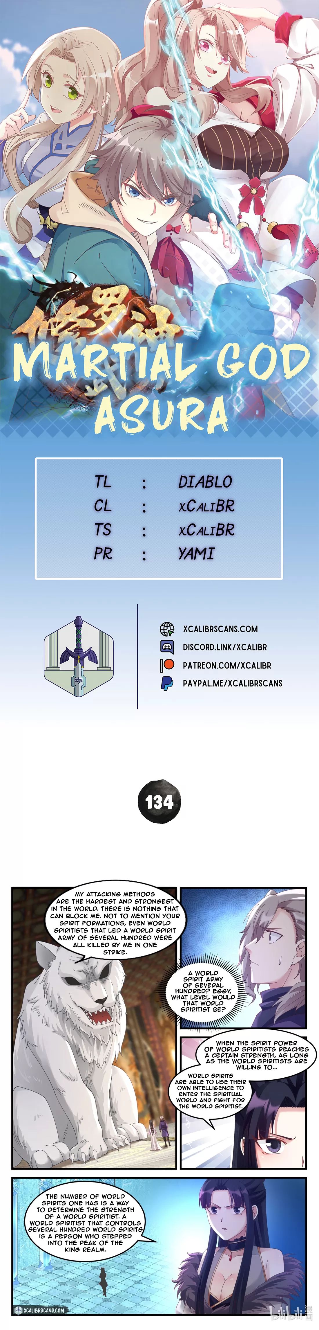 Martial God Asura chapter 134 page 1