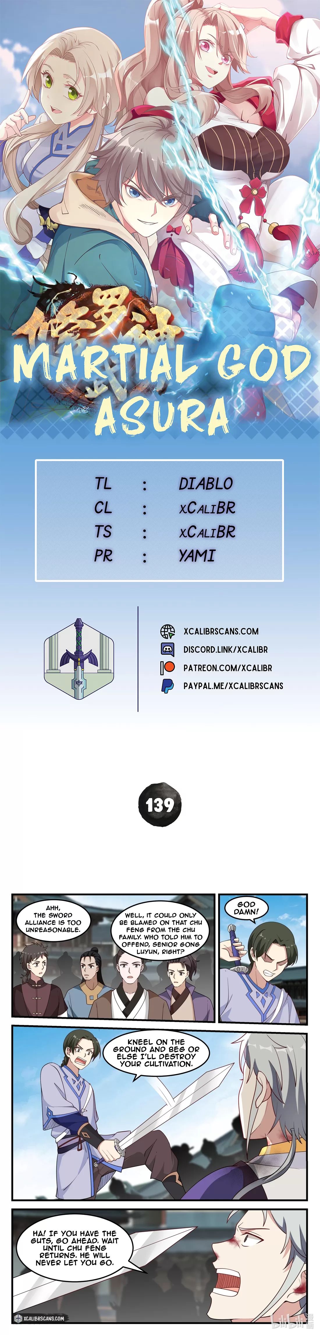Martial God Asura chapter 139 page 1