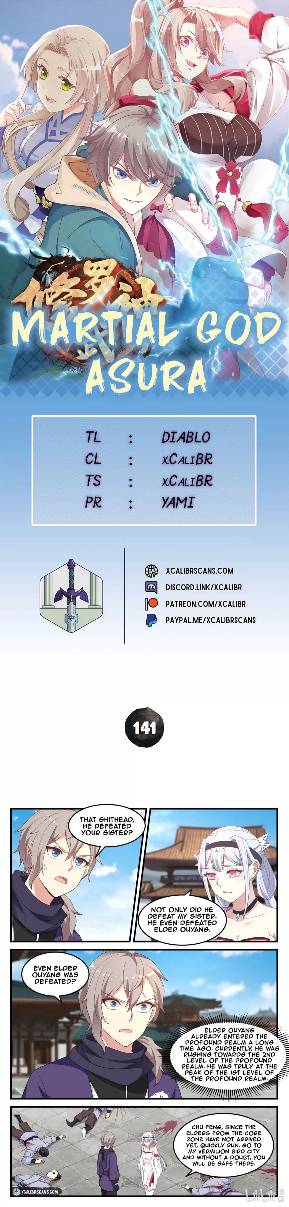 Martial God Asura chapter 141 page 1