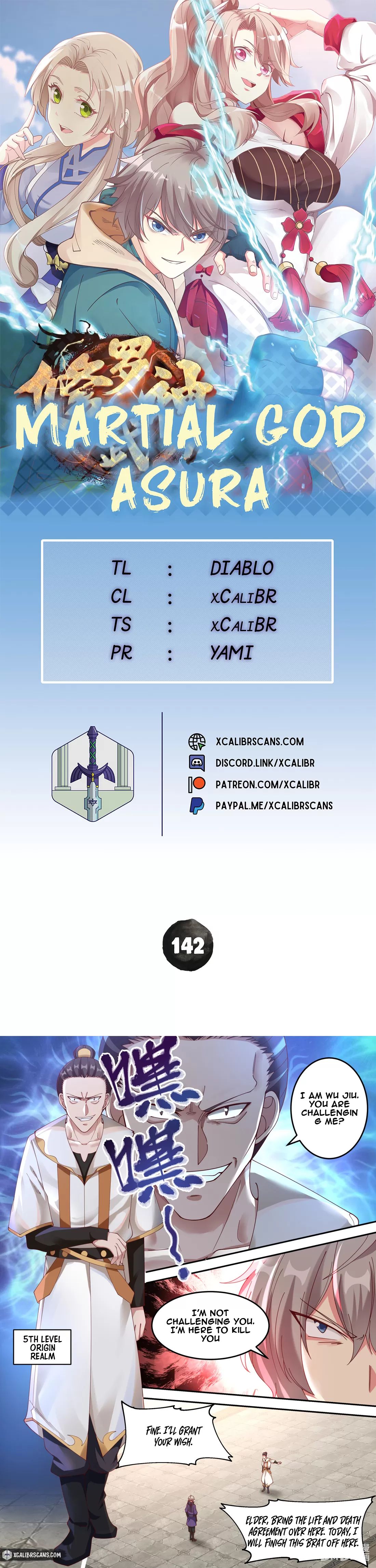 Martial God Asura chapter 142 page 1