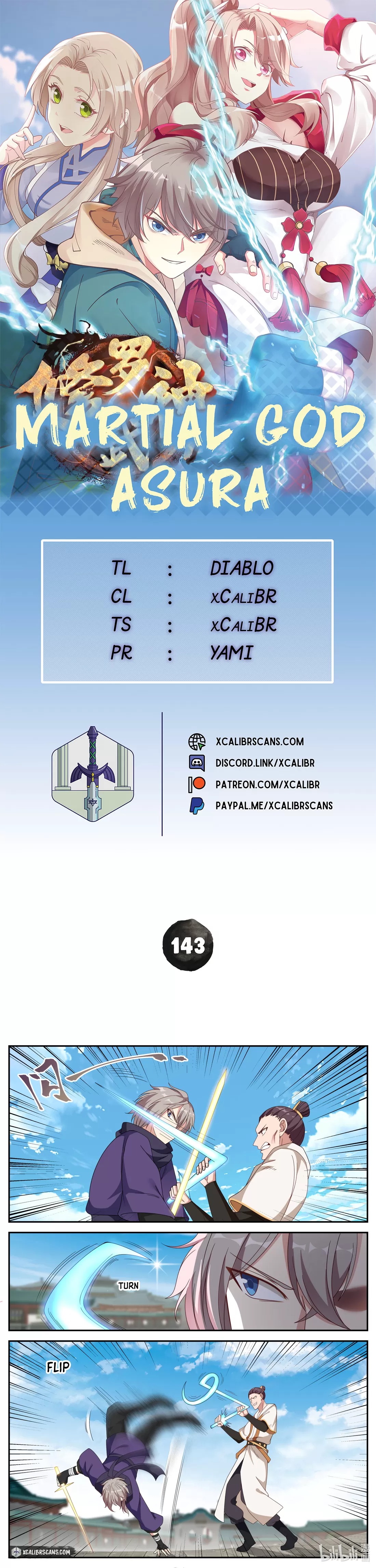 Martial God Asura chapter 143 page 1