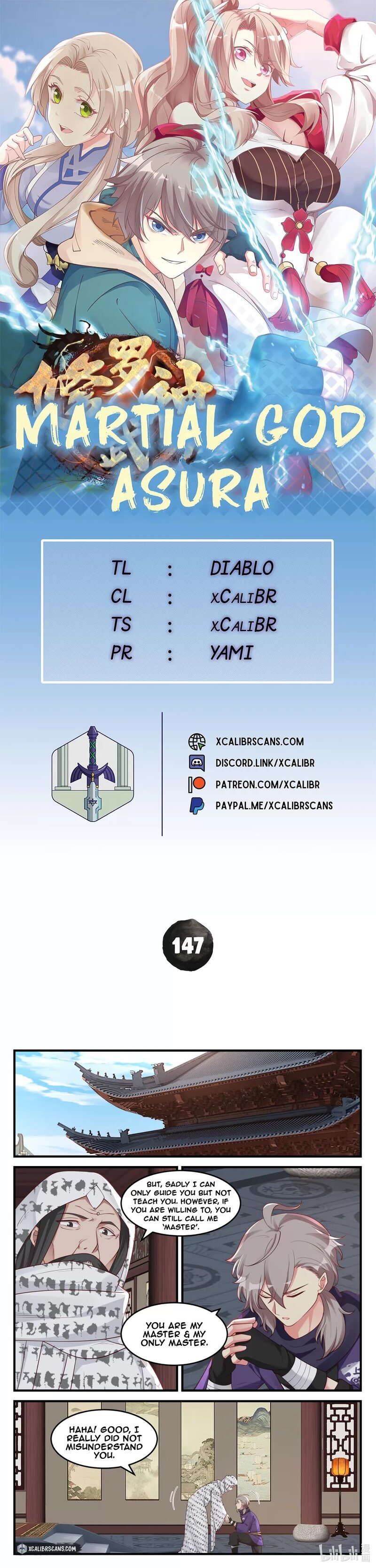 Martial God Asura chapter 147 page 1
