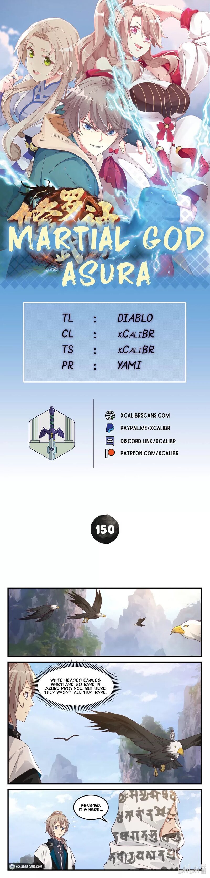 Martial God Asura chapter 150 page 1