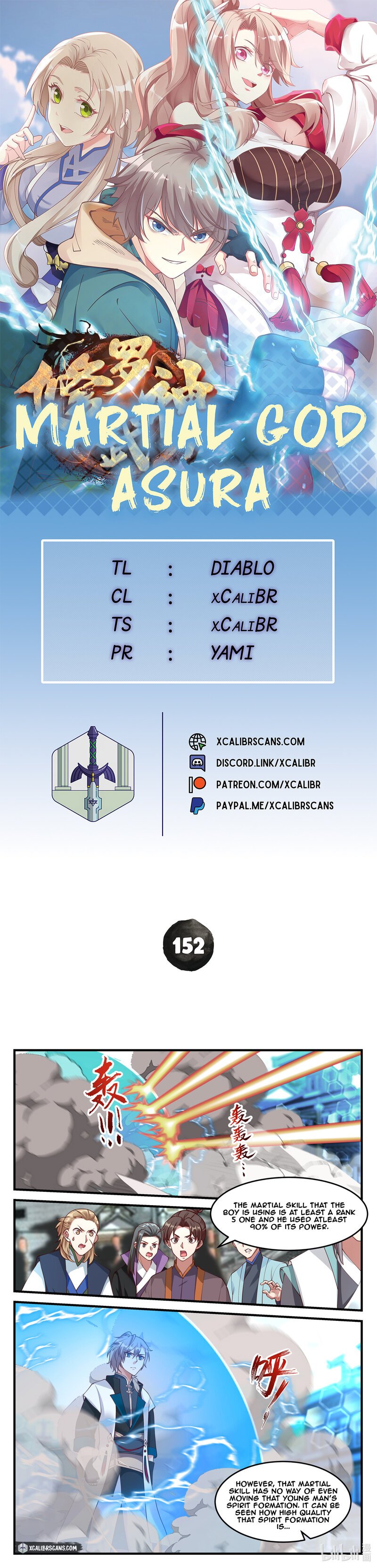 Martial God Asura chapter 152 page 1