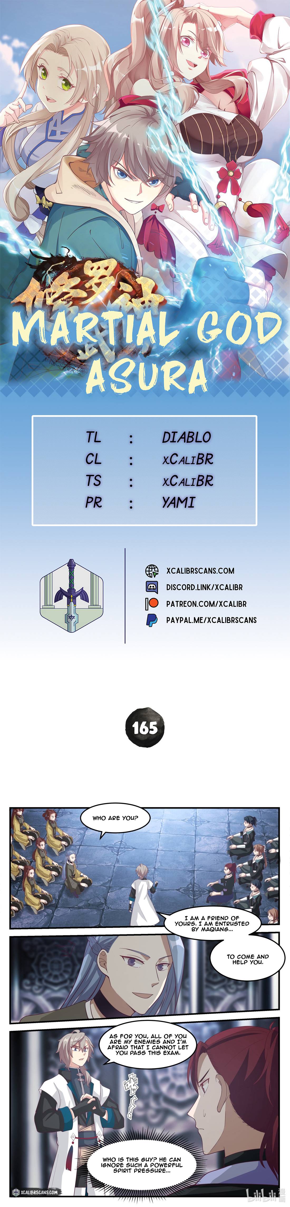Martial God Asura chapter 165 page 1