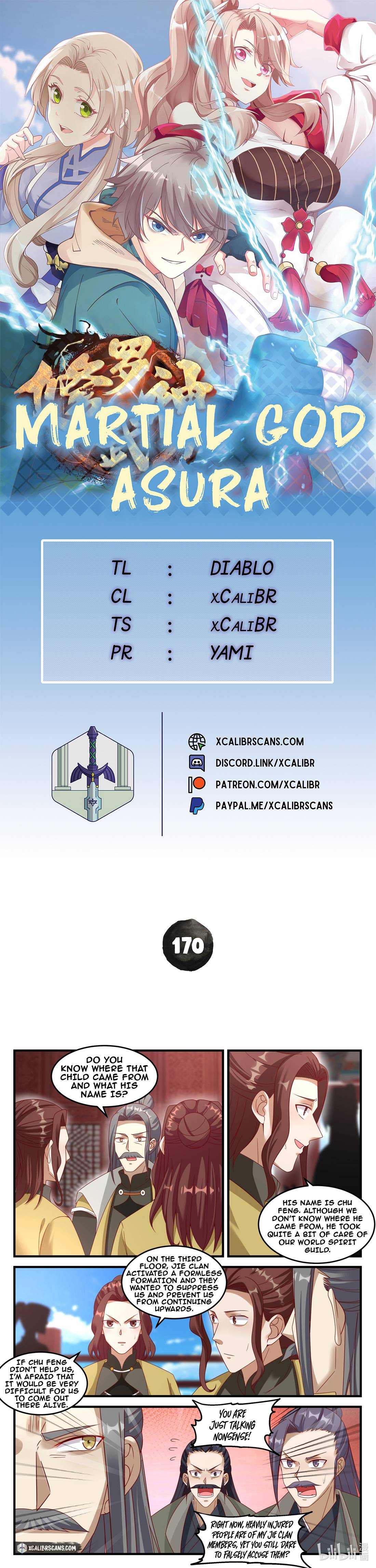 Martial God Asura chapter 170 page 1