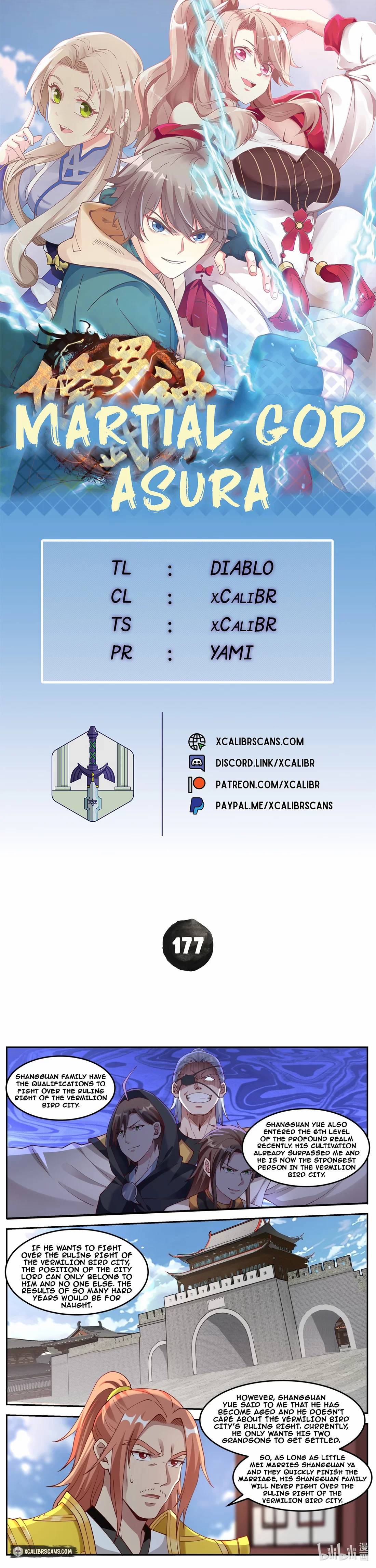 Martial God Asura chapter 177 page 1