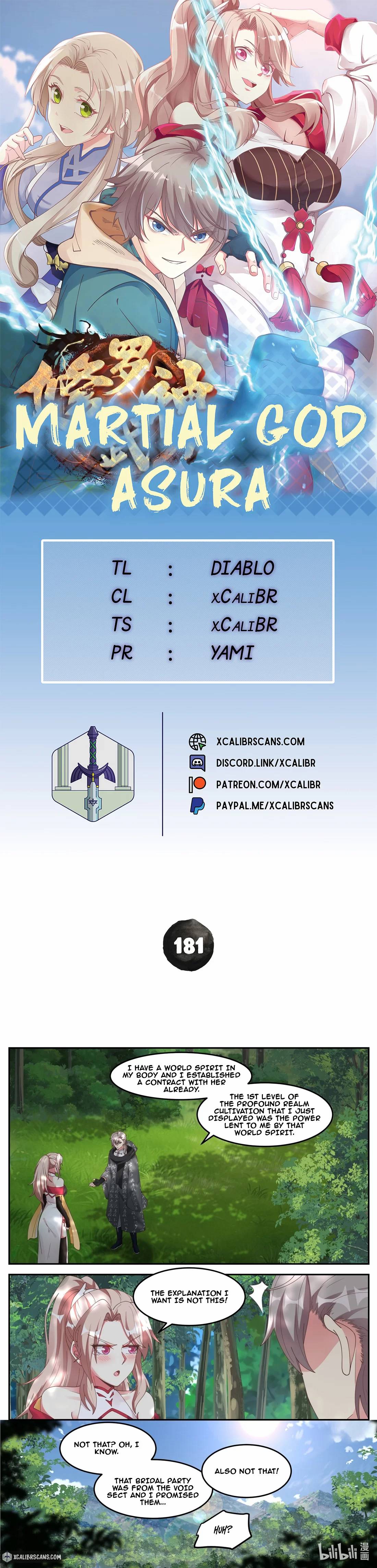 Martial God Asura chapter 181 page 1