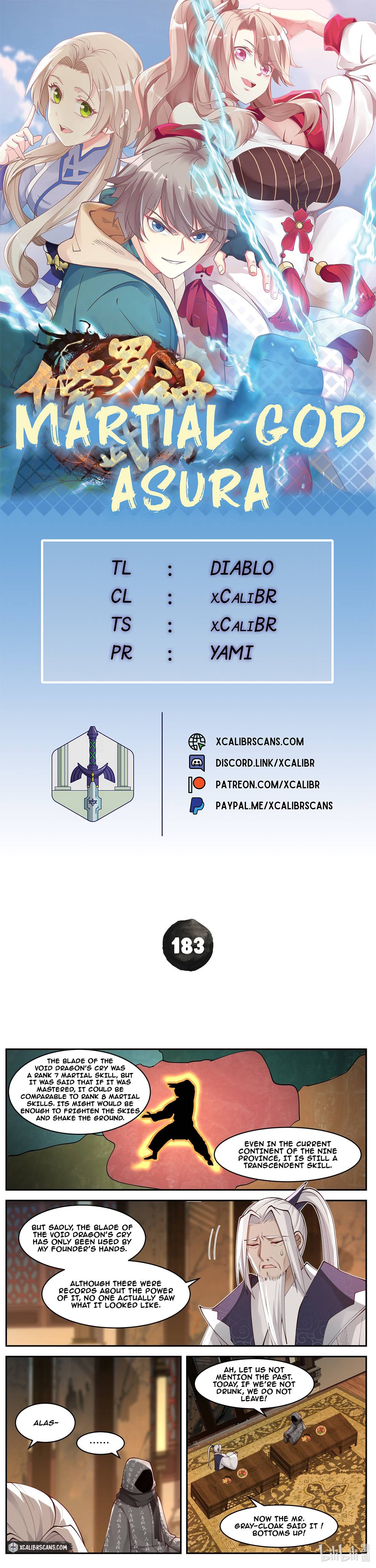 Martial God Asura chapter 183 page 1