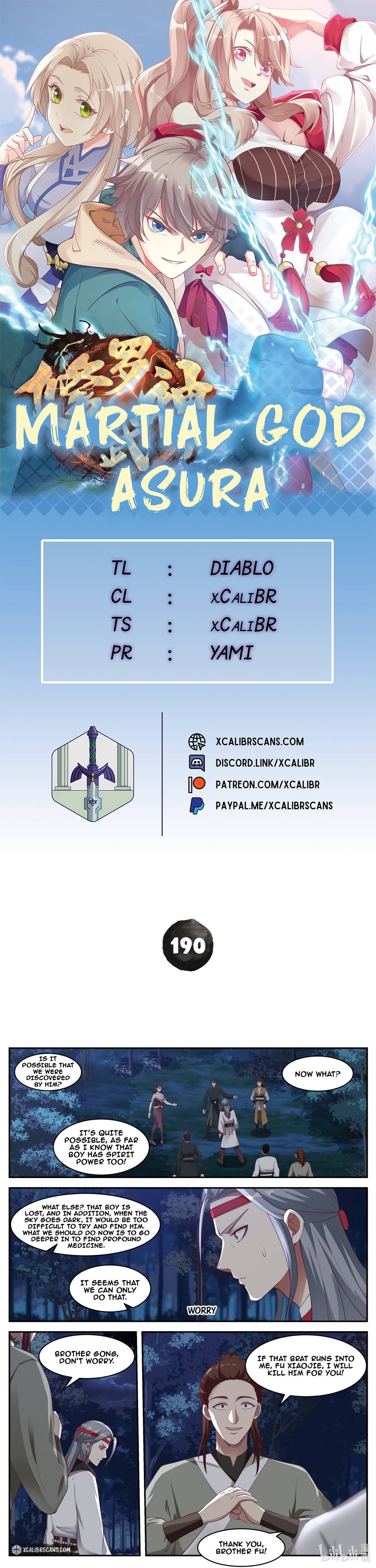 Martial God Asura chapter 190 page 1