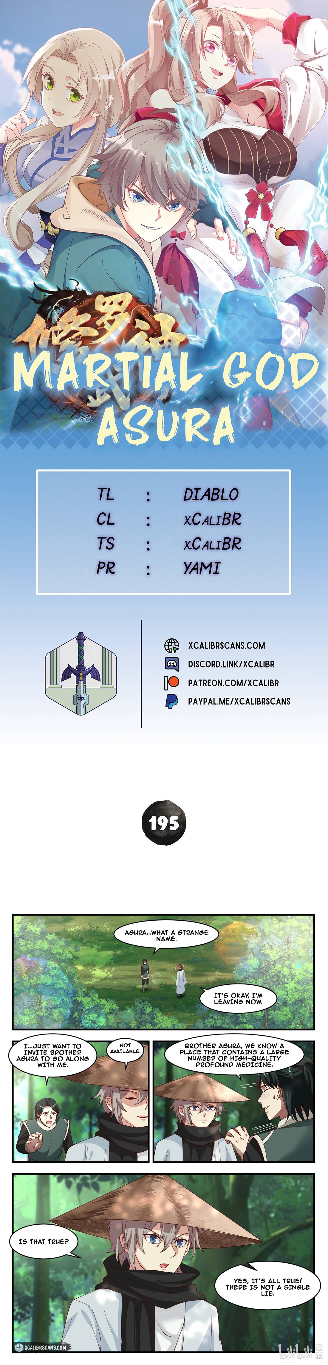 Martial God Asura chapter 195 page 1