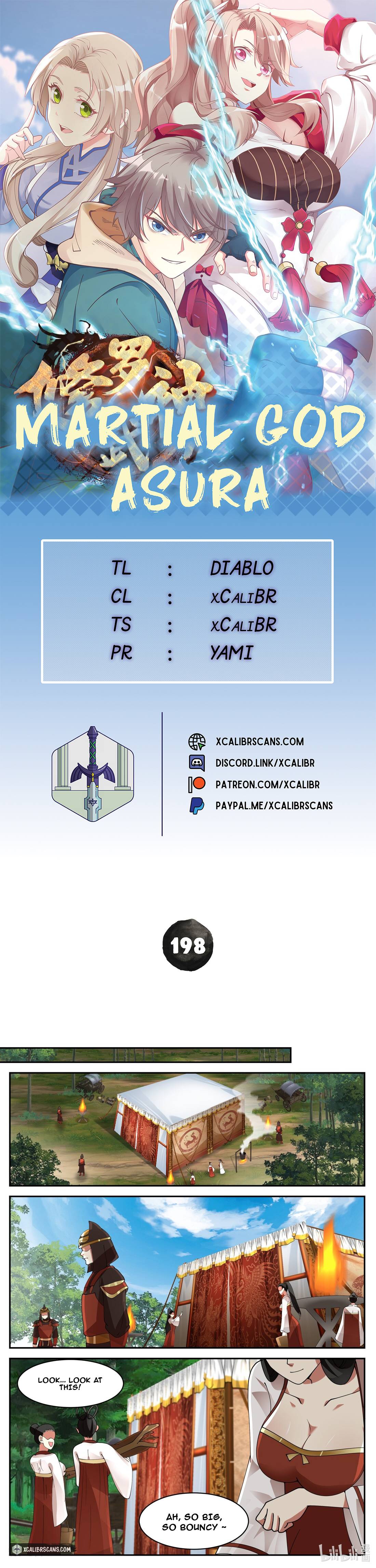 Martial God Asura chapter 198 page 1