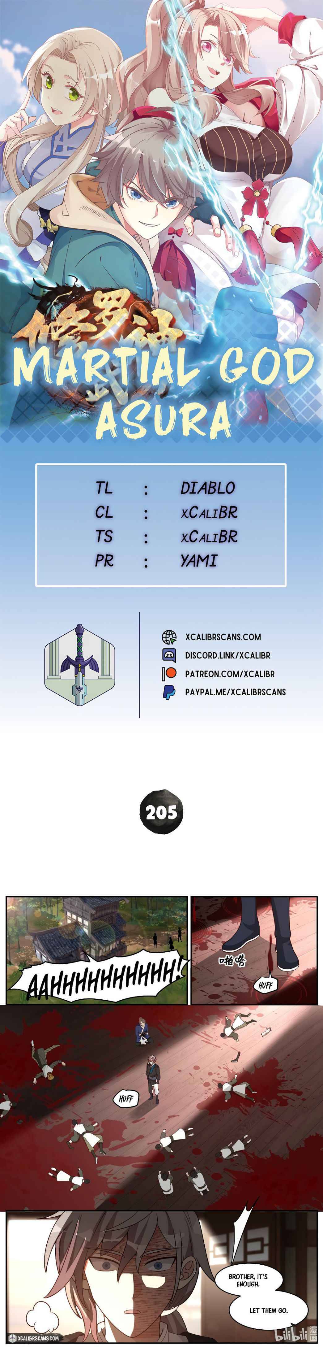 Martial God Asura chapter 205 page 1
