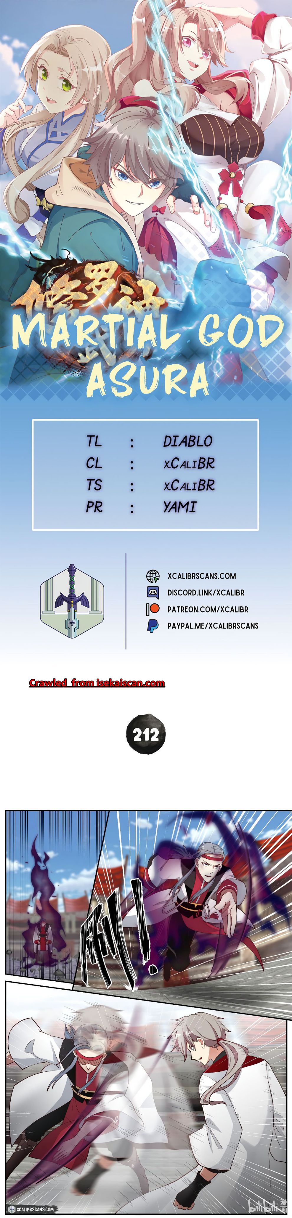Martial God Asura chapter 212 page 1