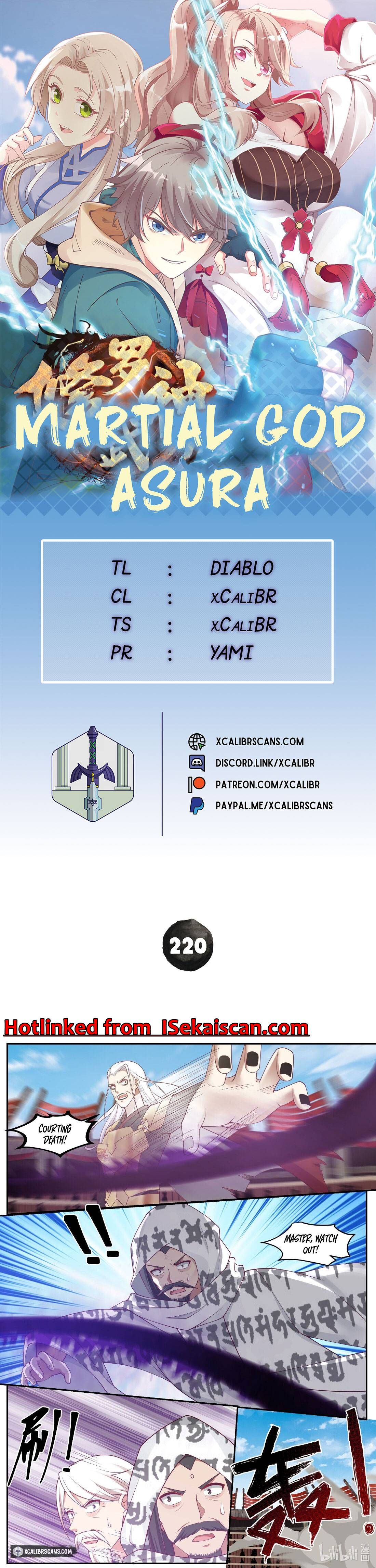 Martial God Asura chapter 220 page 1