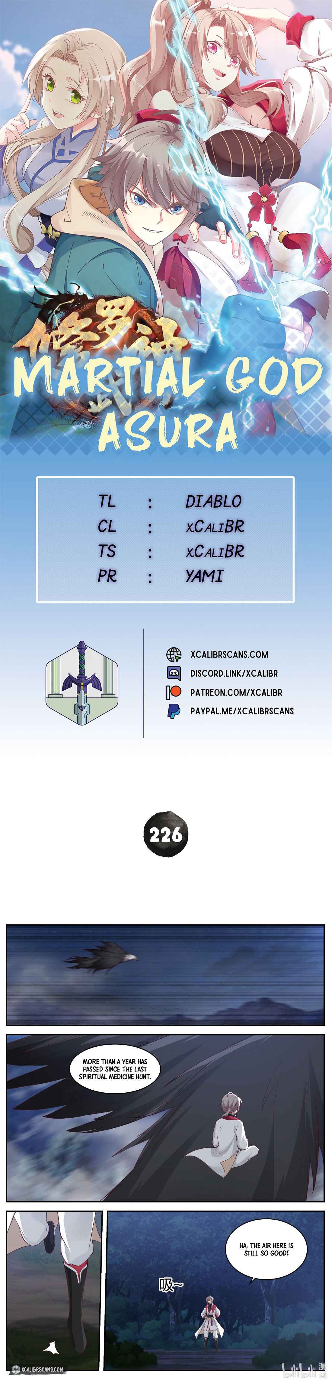 Martial God Asura chapter 226 page 1