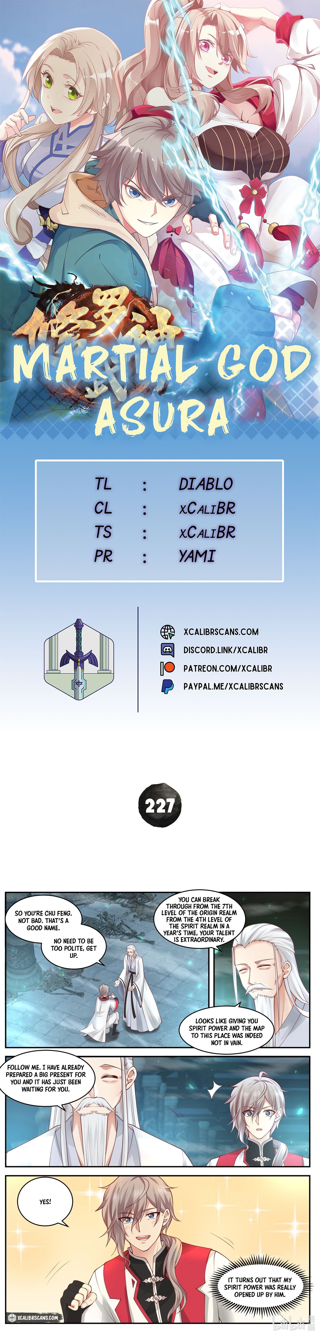 Martial God Asura chapter 227 page 1