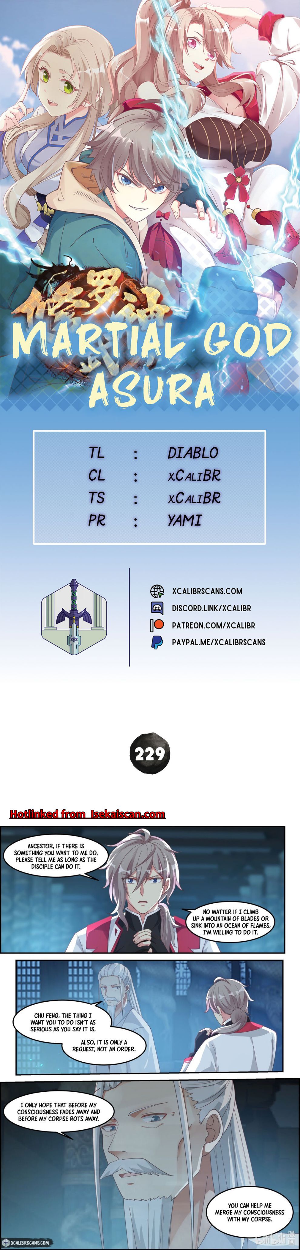Martial God Asura chapter 229 page 1