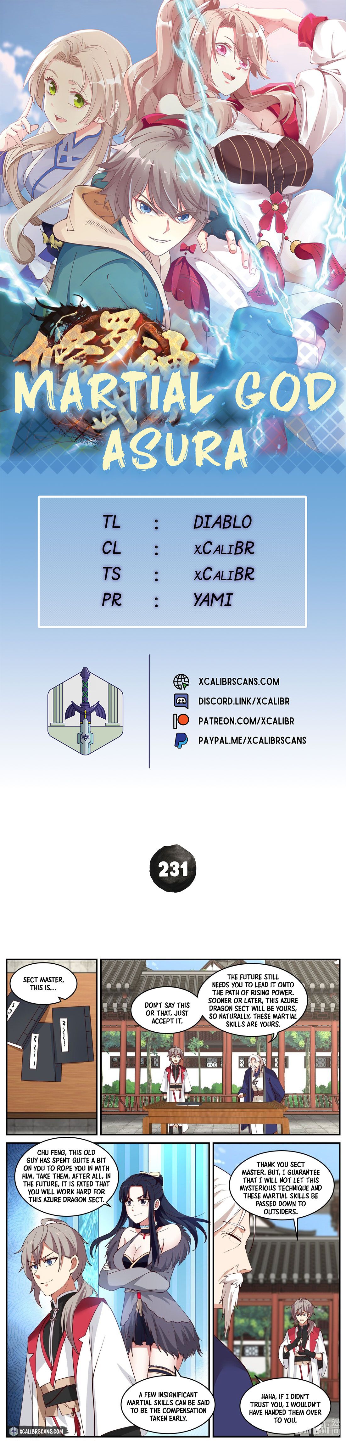 Martial God Asura chapter 231 page 1