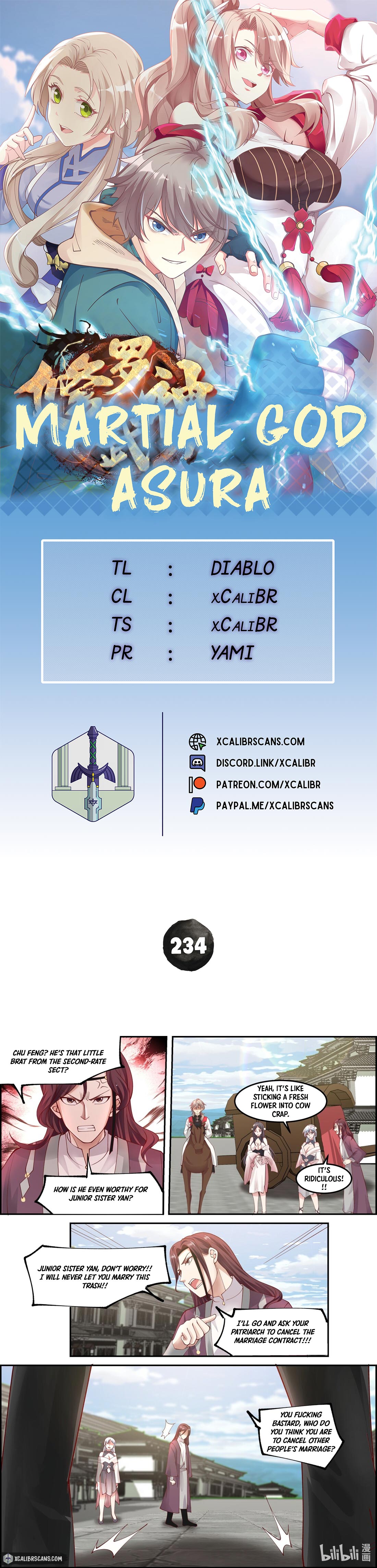 Martial God Asura chapter 234 page 1