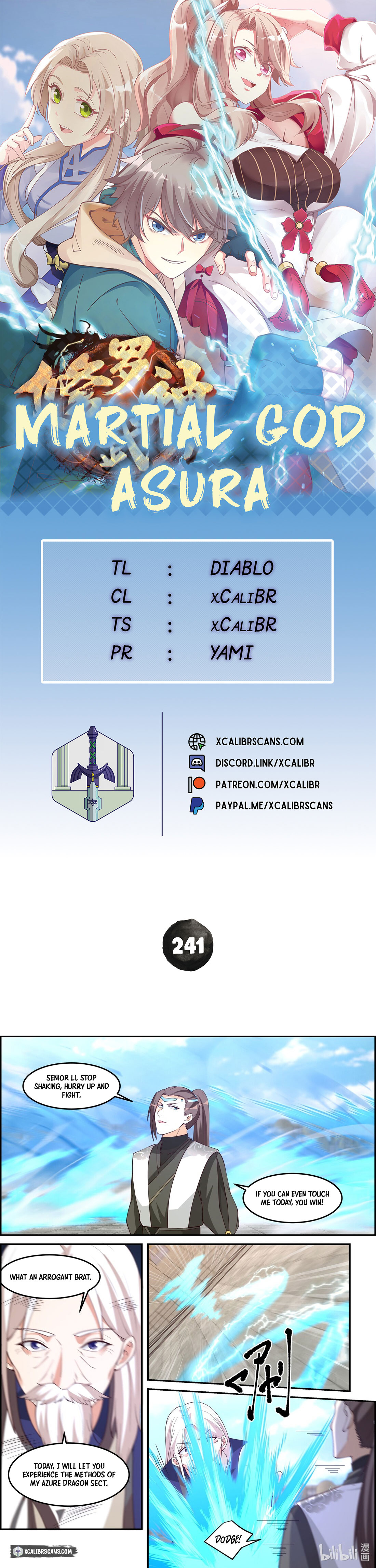 Martial God Asura chapter 241 page 1