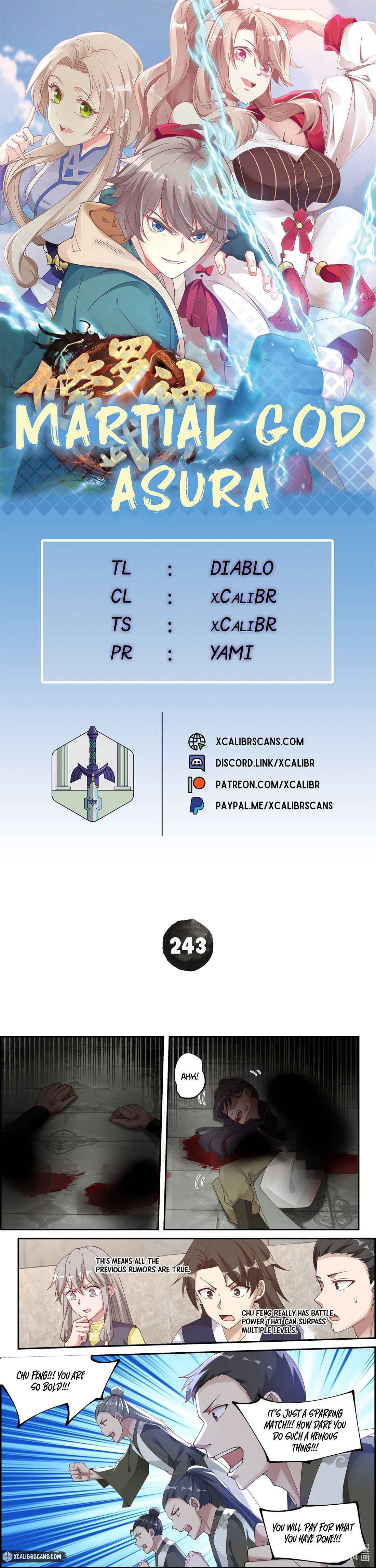 Martial God Asura chapter 243 page 1