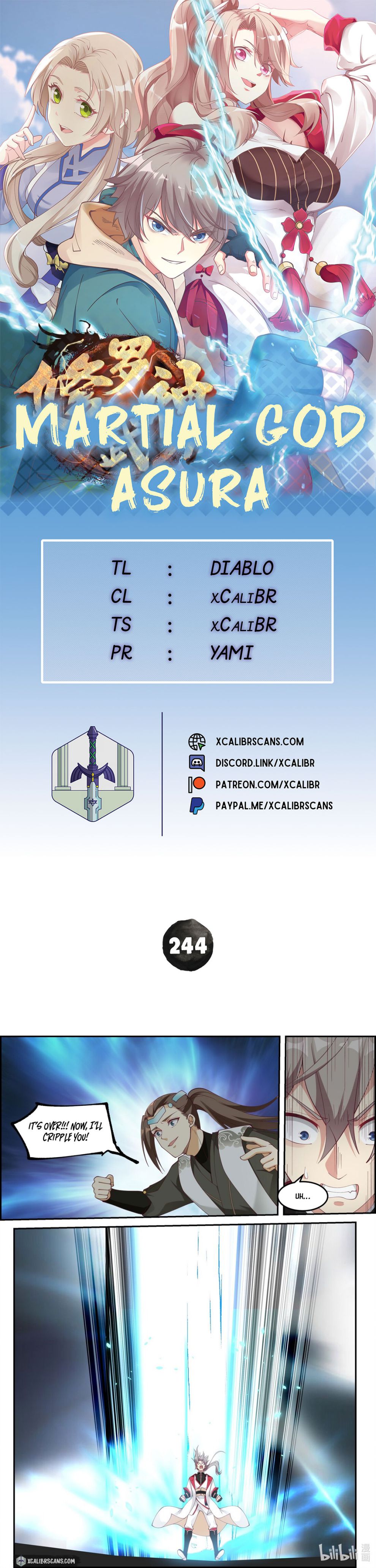 Martial God Asura chapter 244 page 1