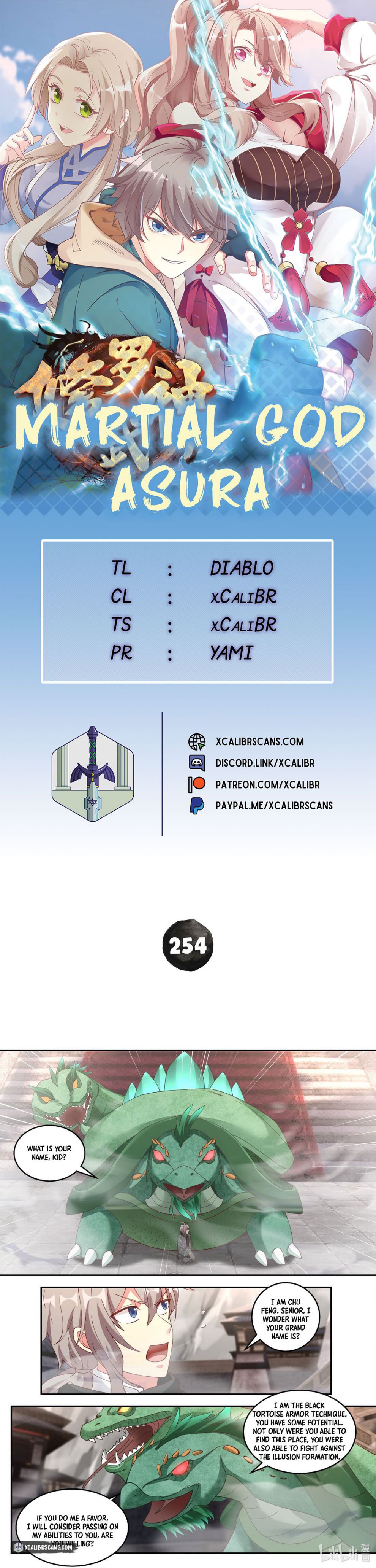 Martial God Asura chapter 254 page 1