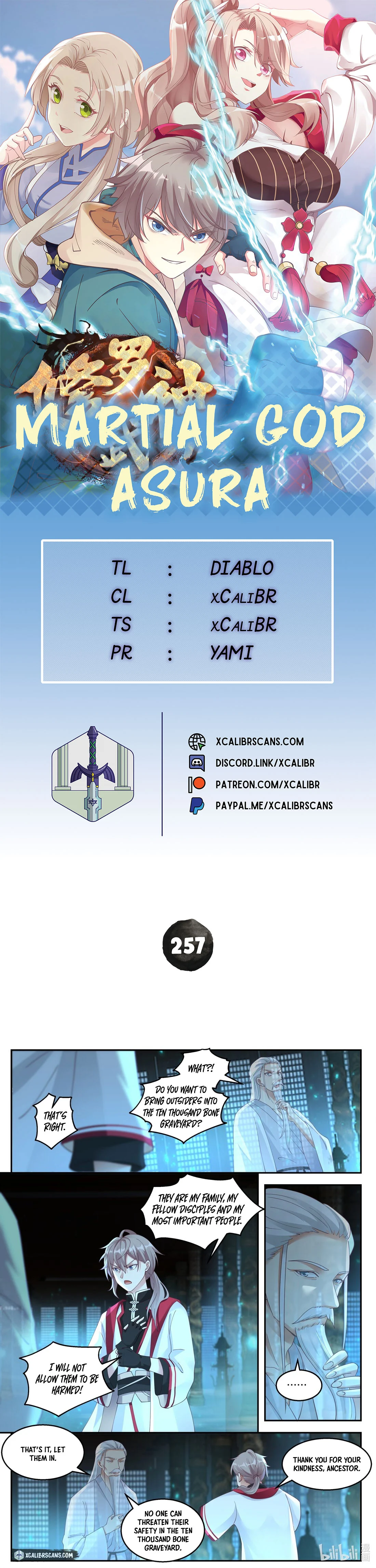 Martial God Asura chapter 257 page 1
