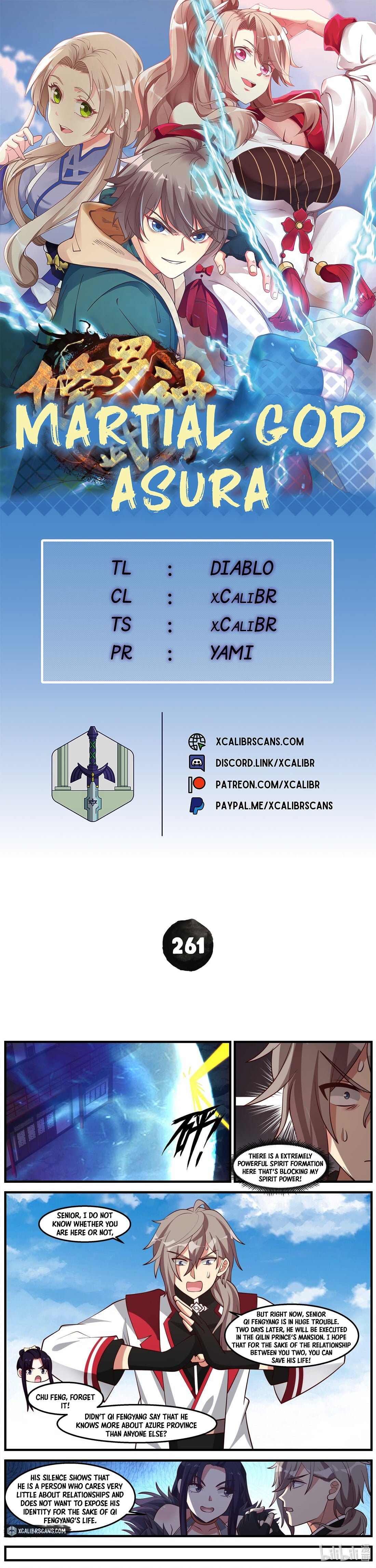 Martial God Asura chapter 261 page 1