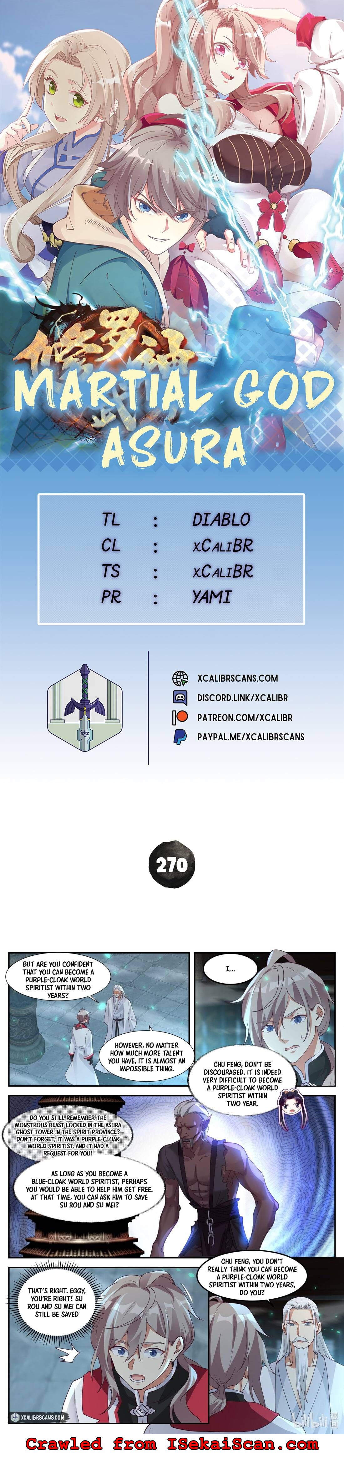 Martial God Asura chapter 270 page 1