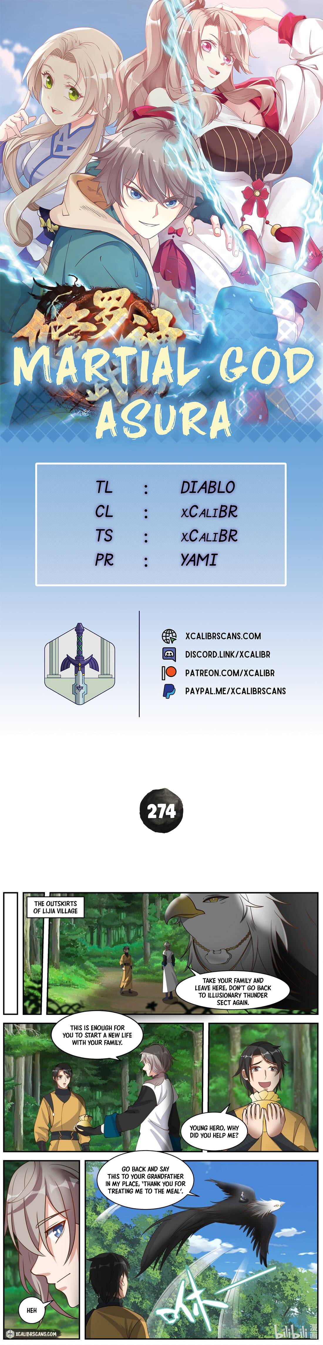 Martial God Asura chapter 274 page 1