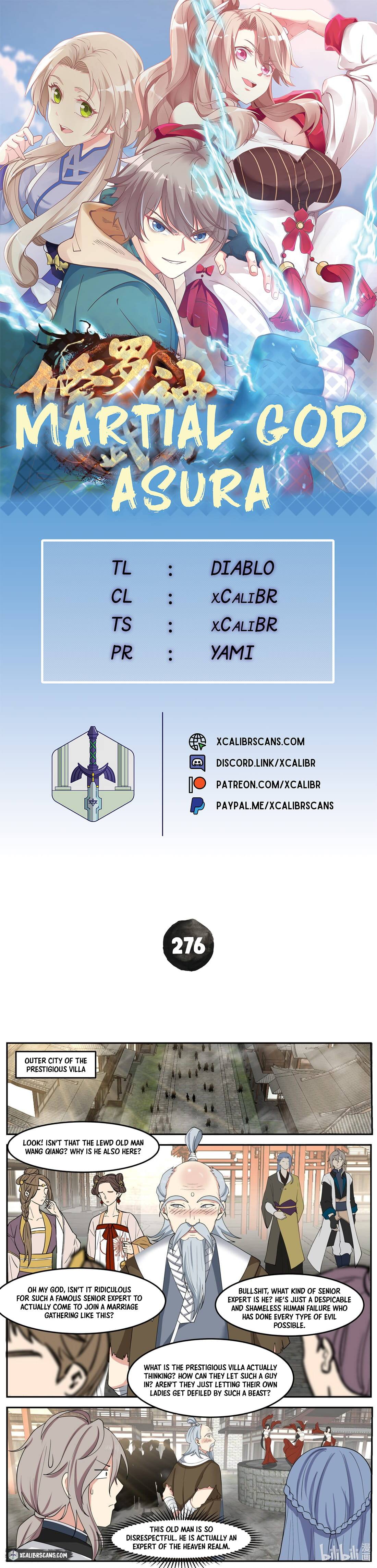 Martial God Asura chapter 276 page 1