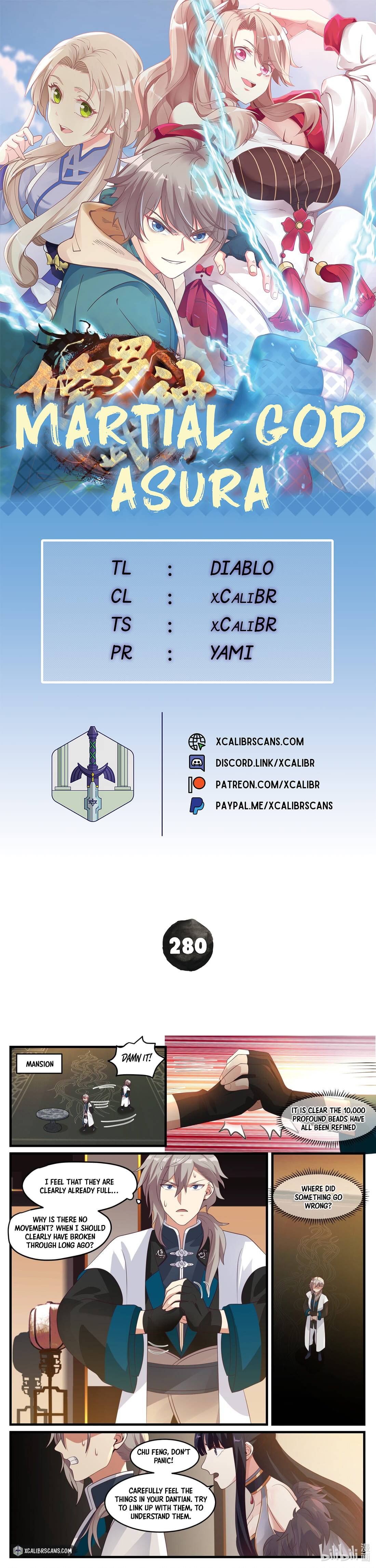 Martial God Asura chapter 280 page 1