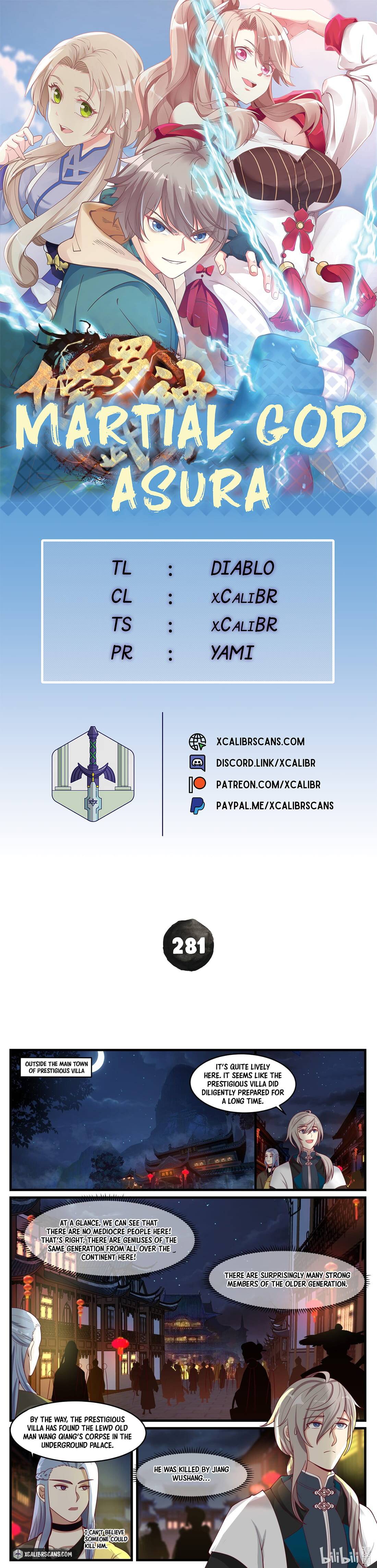 Martial God Asura chapter 281 page 1