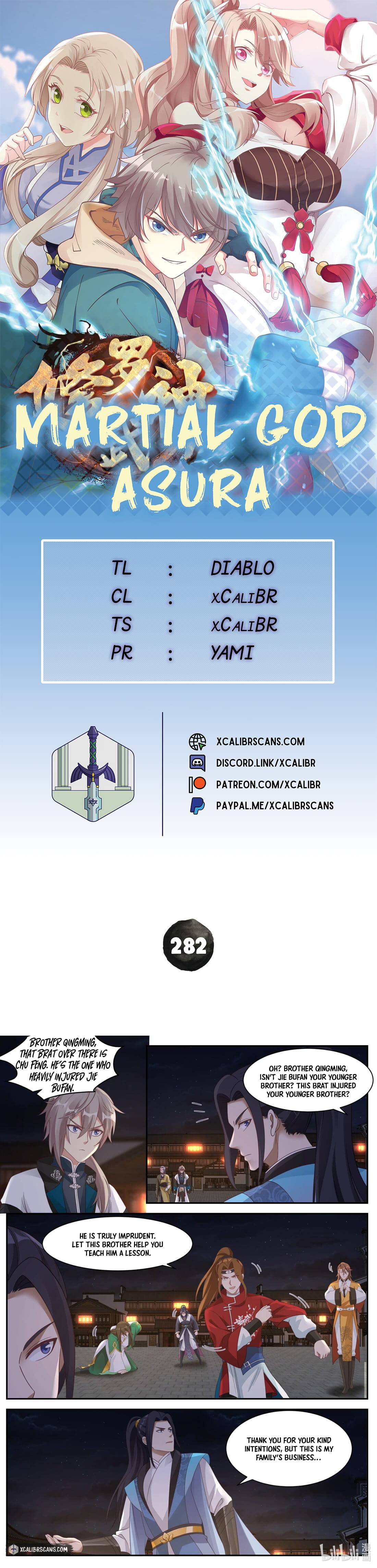 Martial God Asura chapter 282 page 1