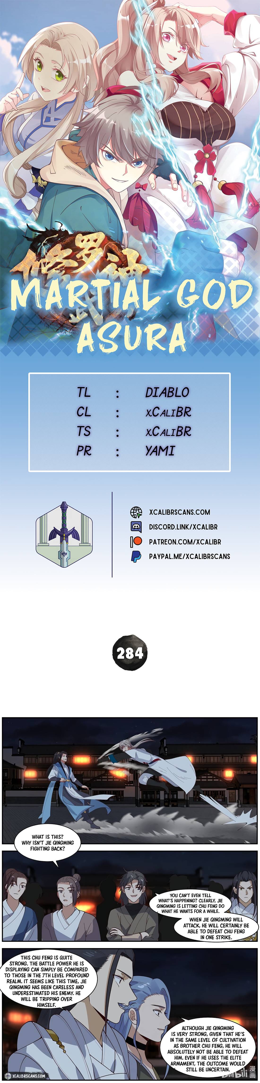 Martial God Asura chapter 284 page 1
