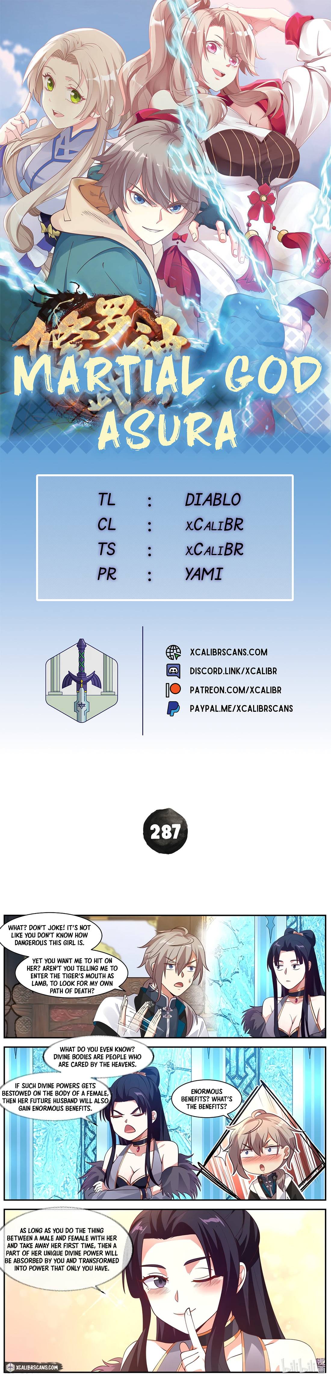 Martial God Asura chapter 287 page 1