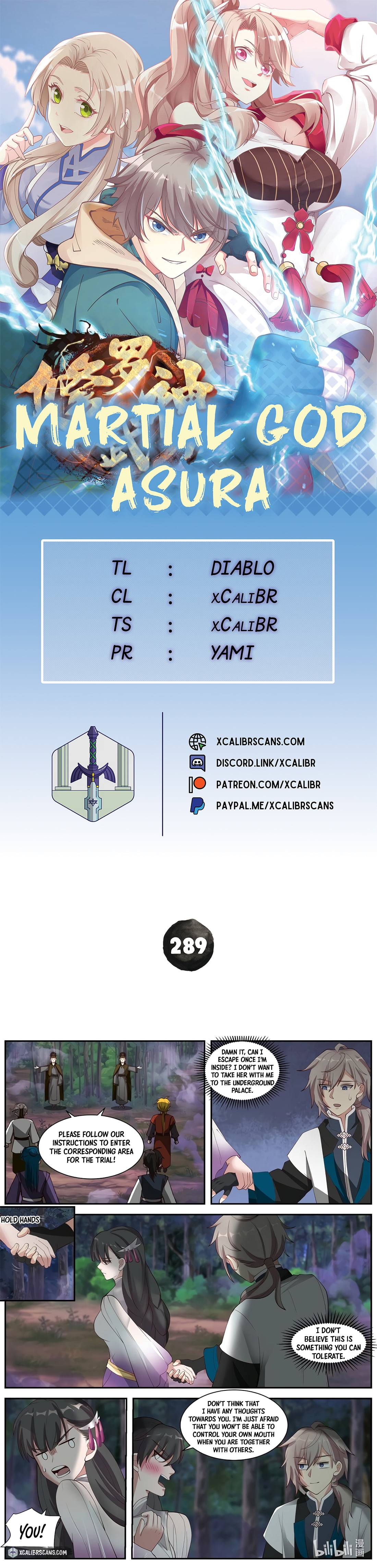 Martial God Asura chapter 289 page 1