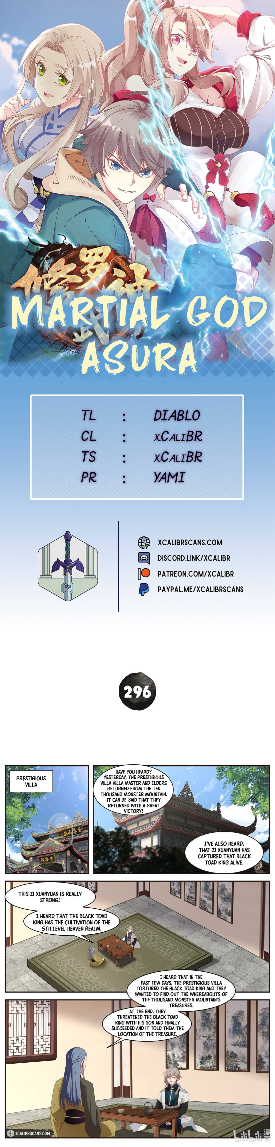 Martial God Asura chapter 296 page 1